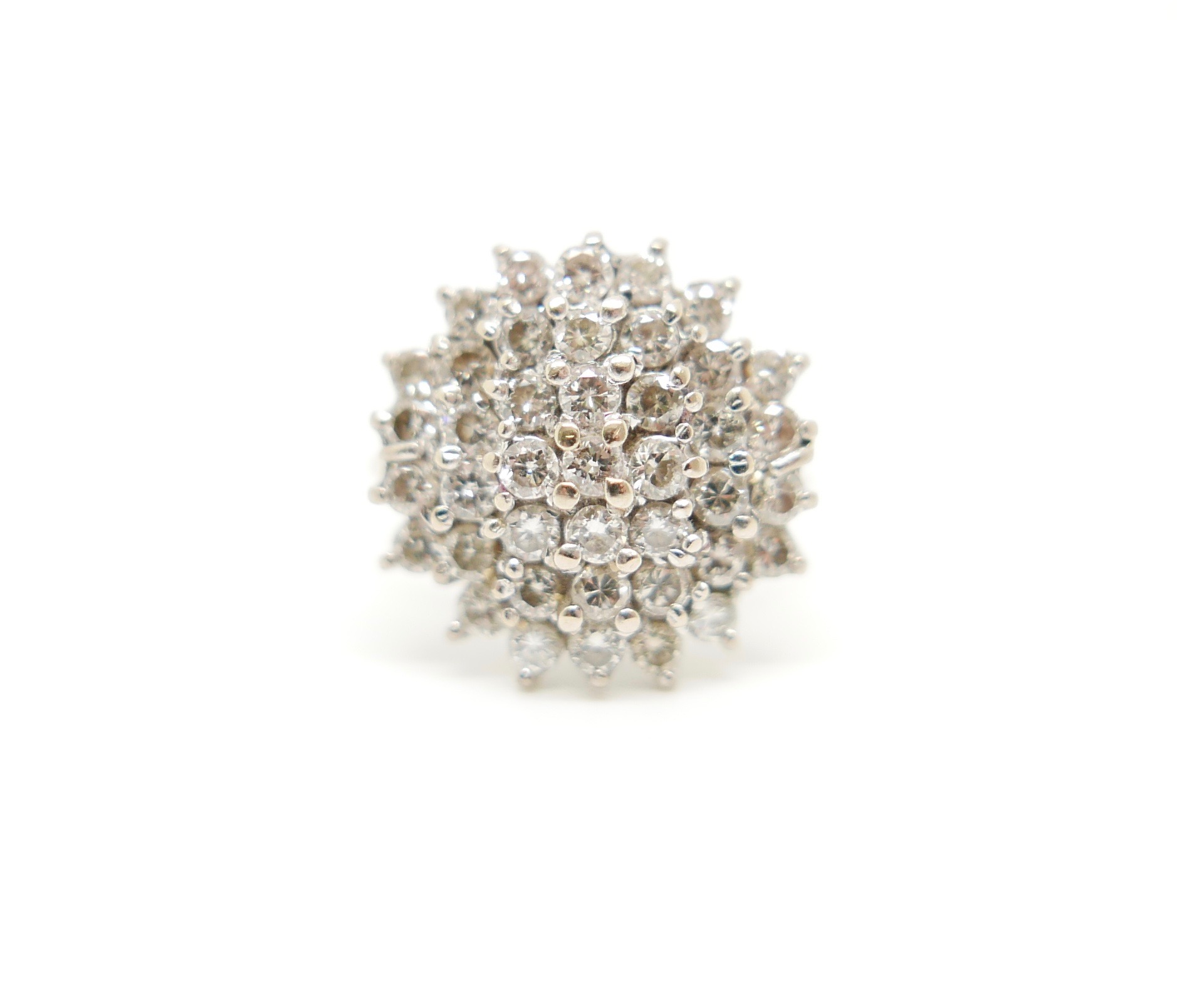 Diamond Cluster Ring