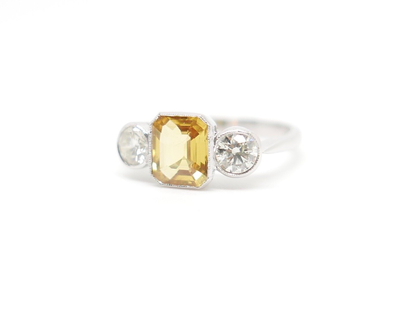 yellow sapphire ring