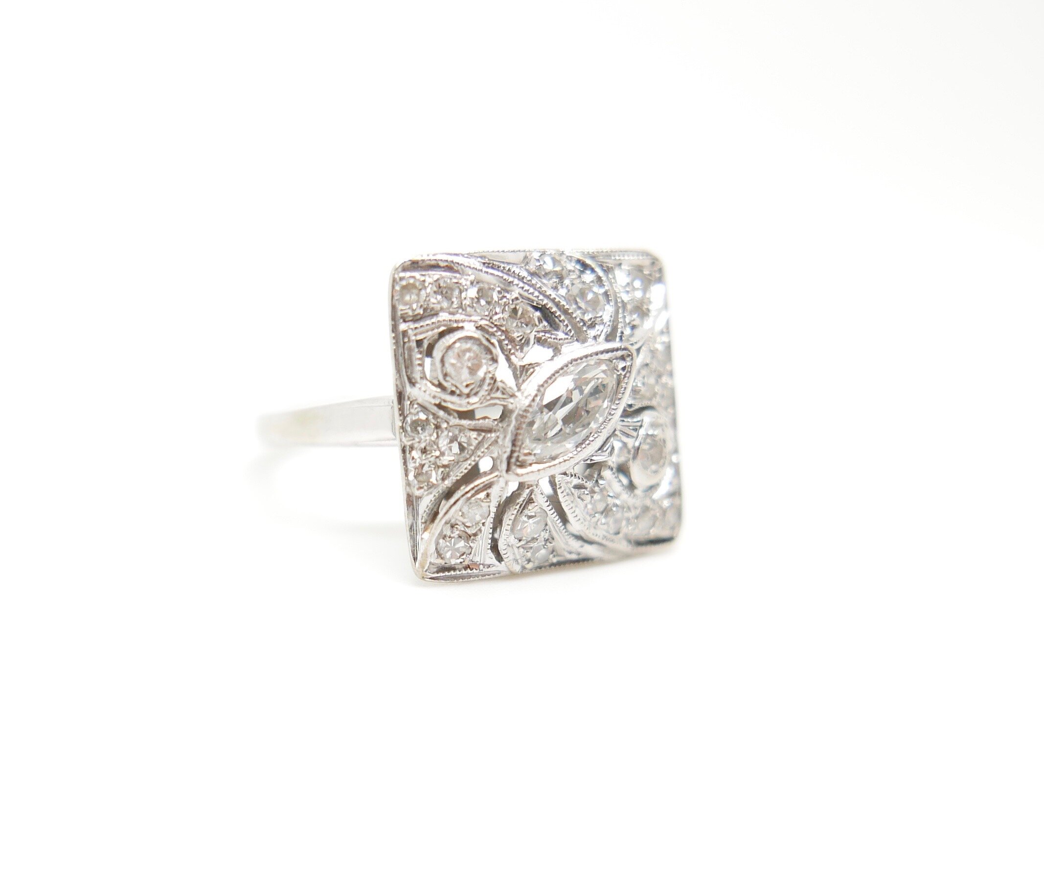 vintage marquise diamond