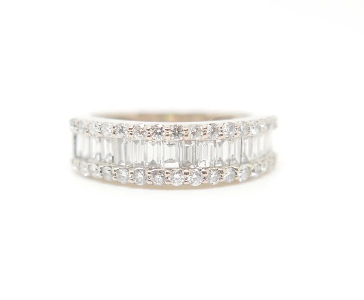 Diamond Half Eternity Ring in 18ct Gold