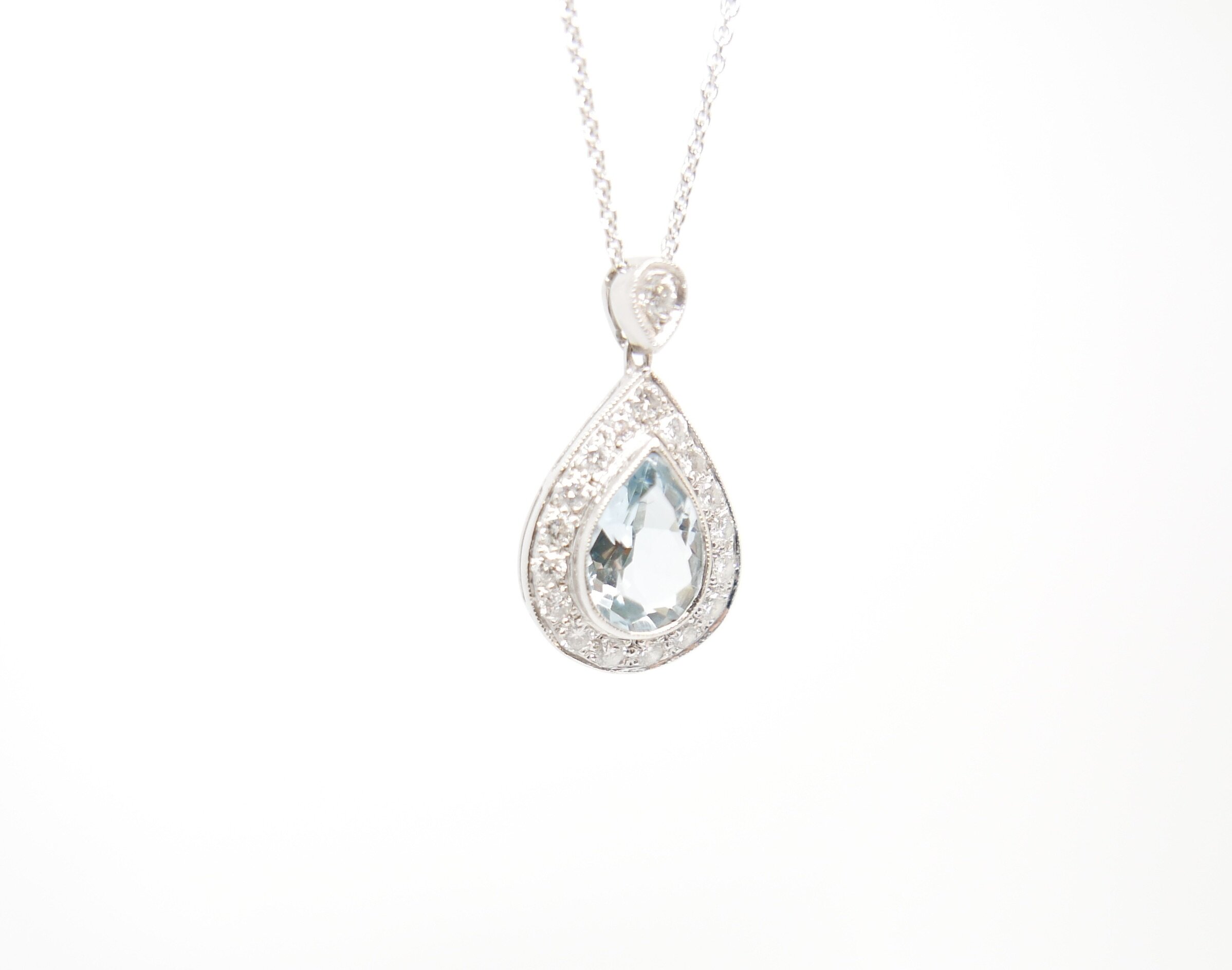 diamond and aquamarine