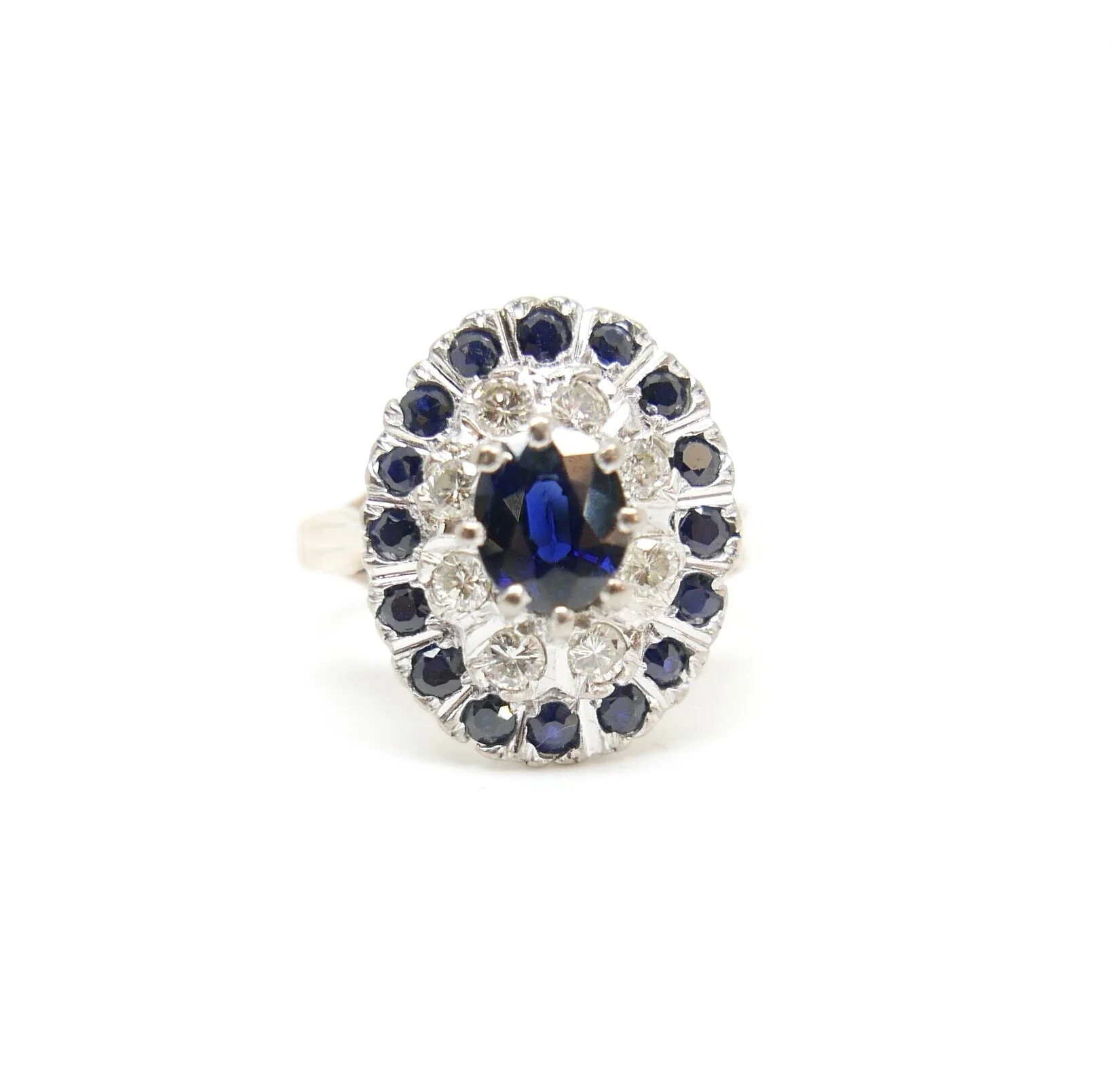Sapphire & Diamond Ring in 18ct Gold