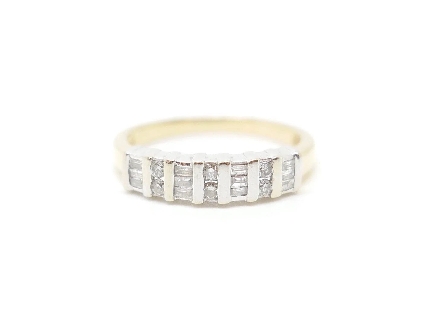 Diamond Half Eternity Ring in 18ct Gold