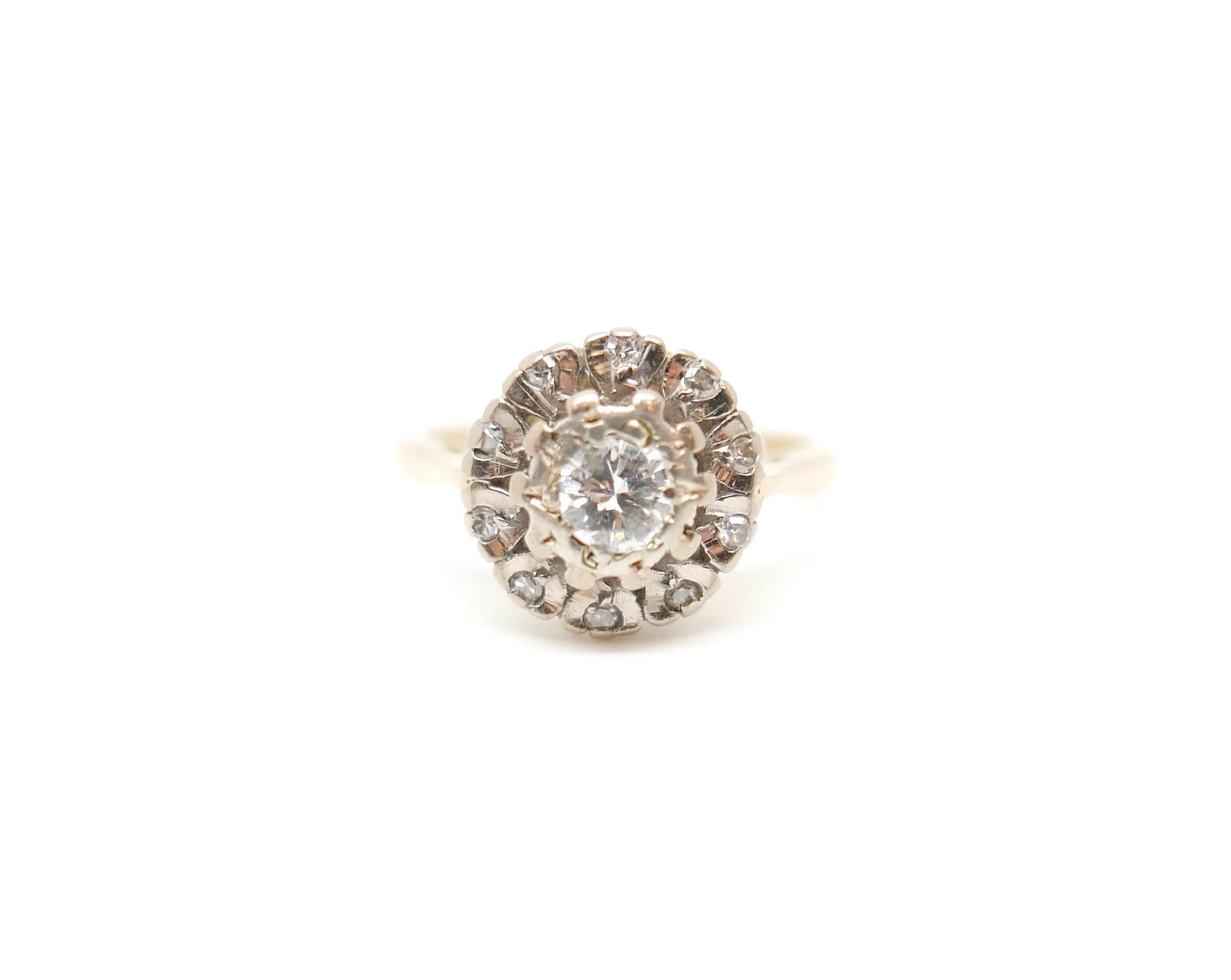 Art Deco Diamond Ring in 18ct Gold