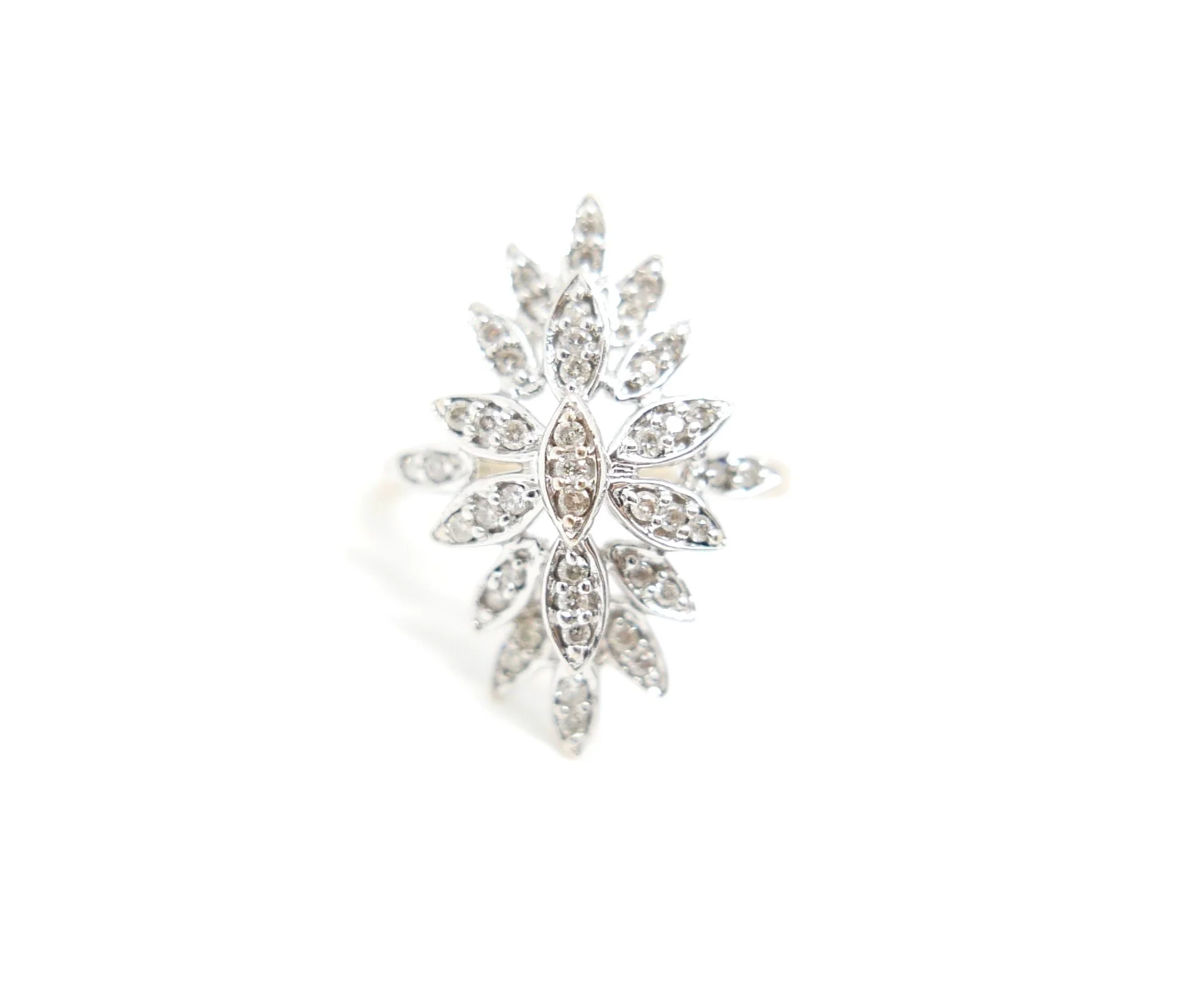 Diamond Cluster Ring in 9ct Gold