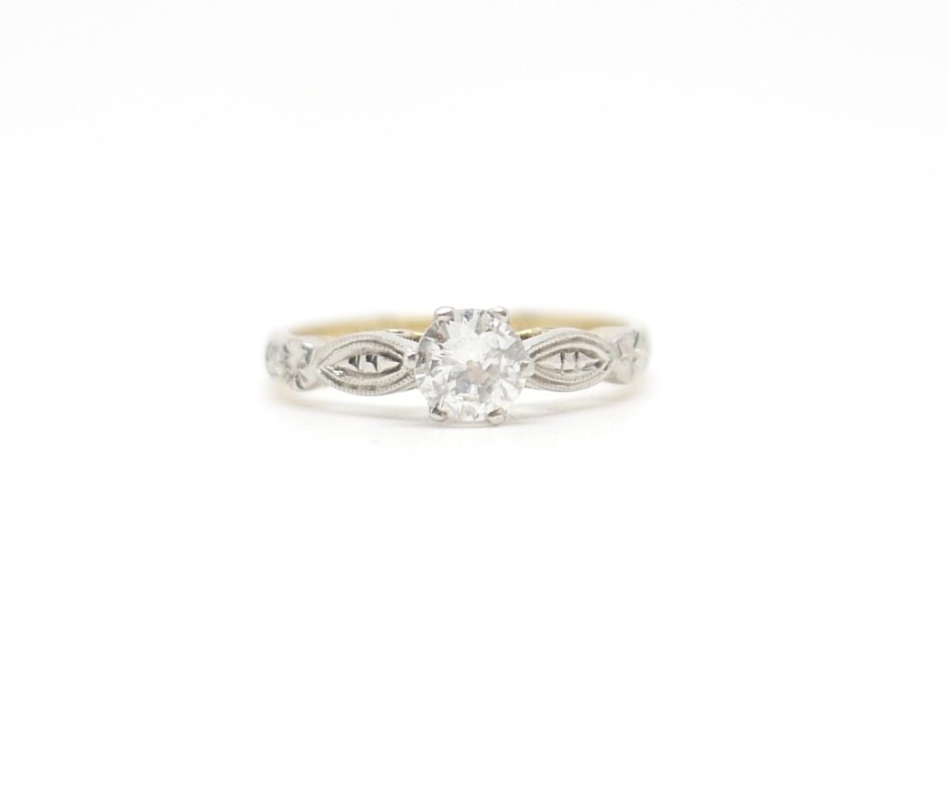 vintage diamond solitaire