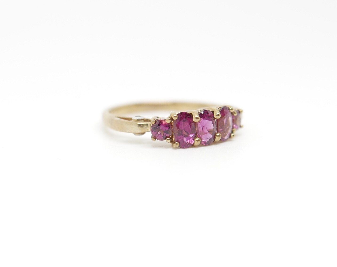 vintage pink tourmaline ring