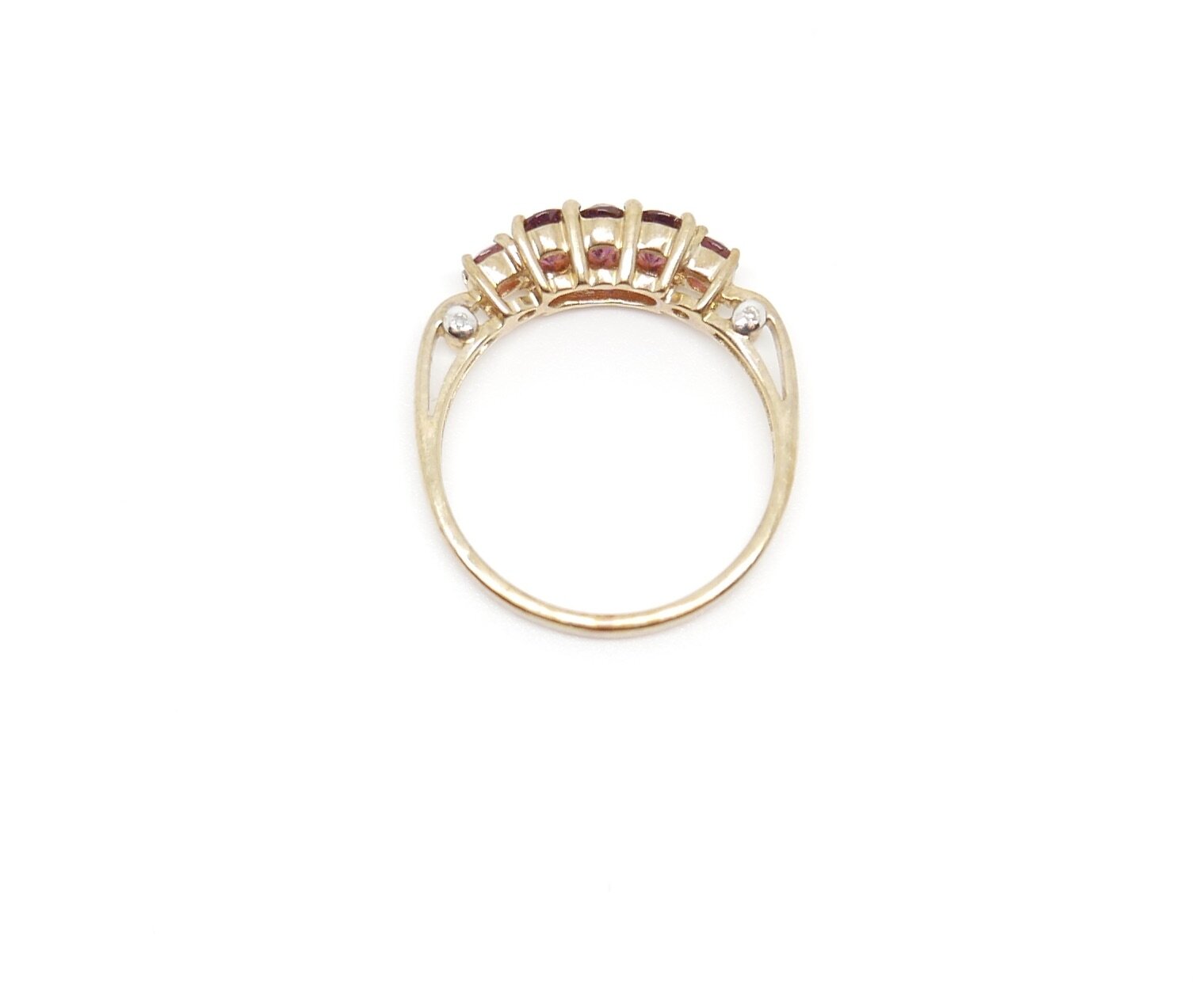pink tourmaline vintage ring