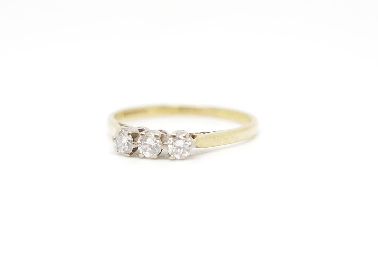 trilogy diamond ring