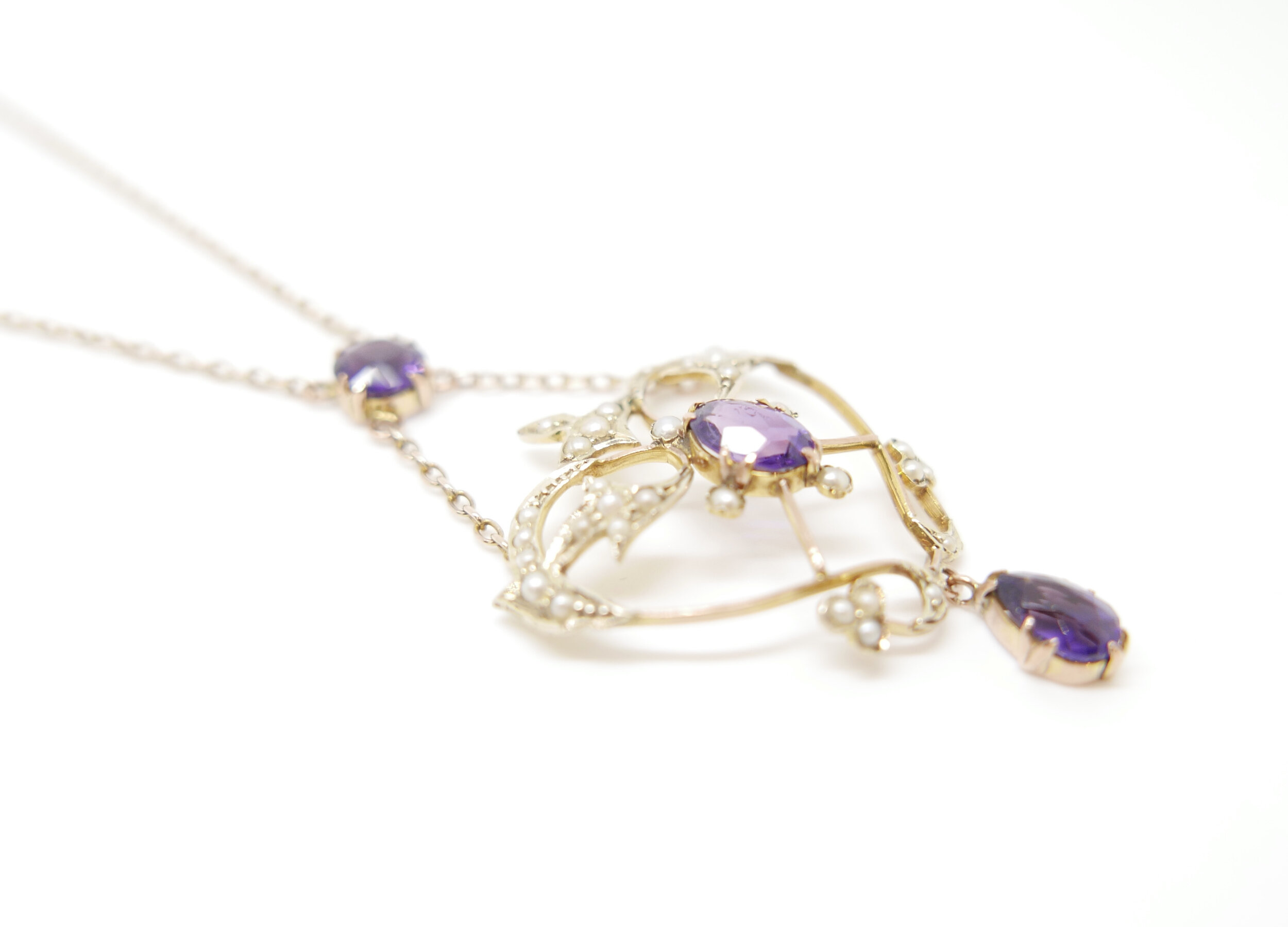victorian amethyst necklace