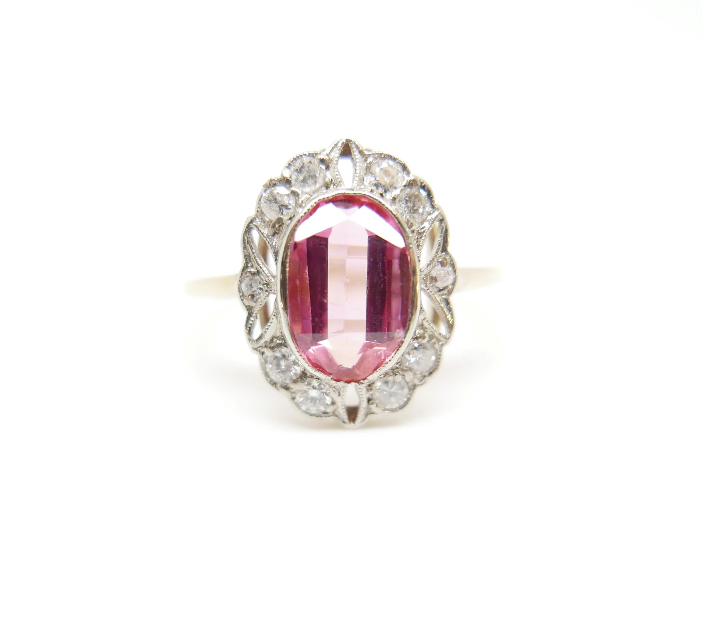 art deco engagement ring