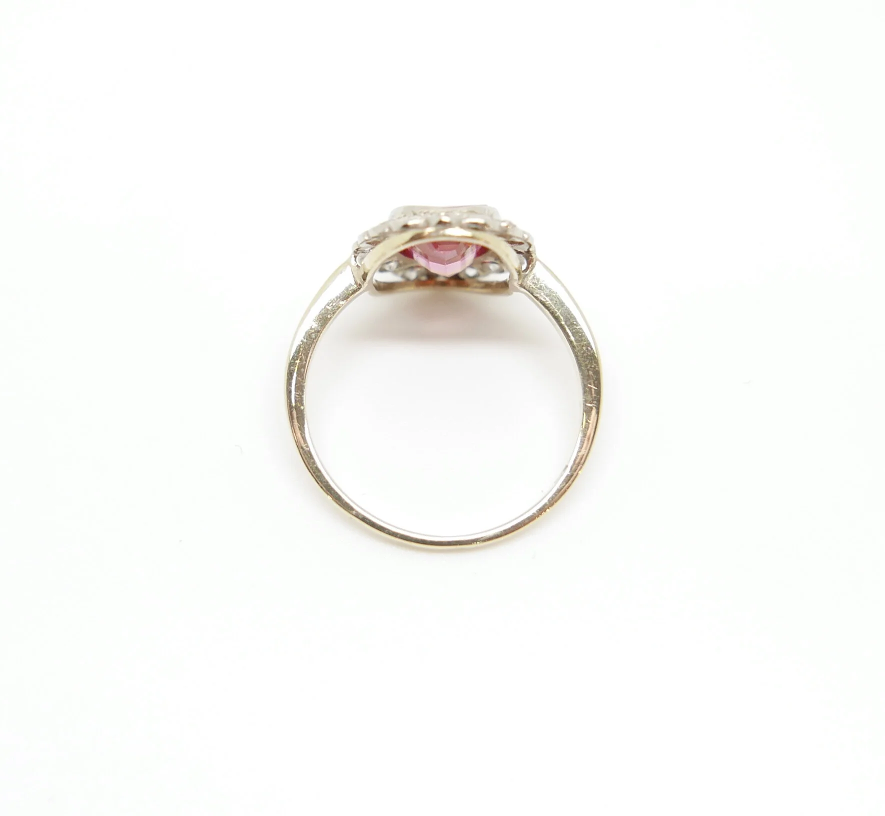 antique pink sapphire