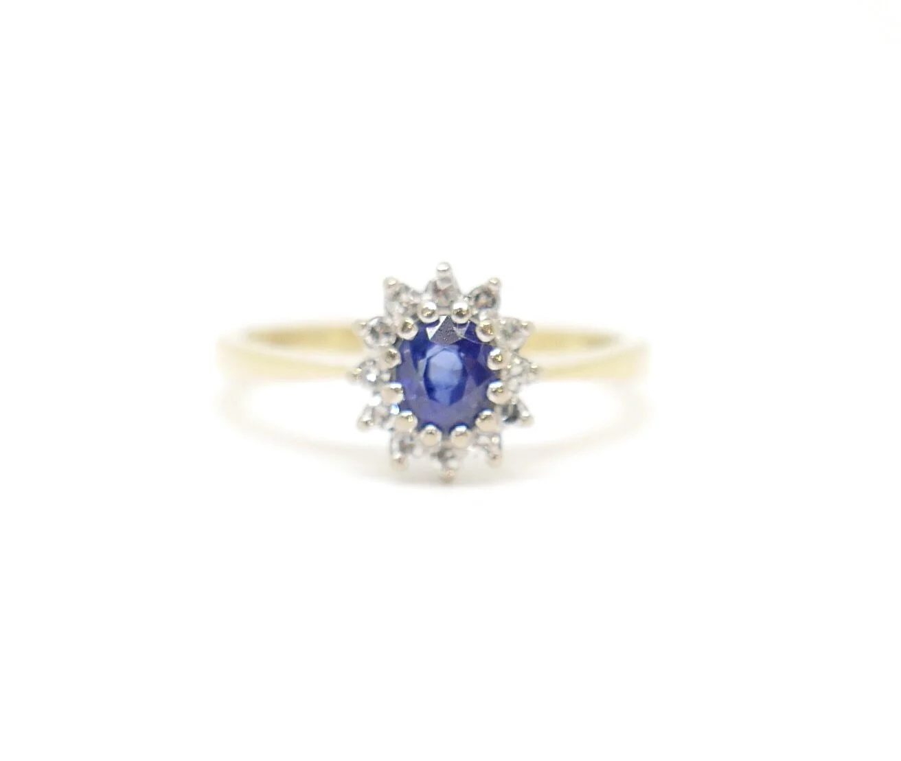 Classic Sapphire and Diamond Ring