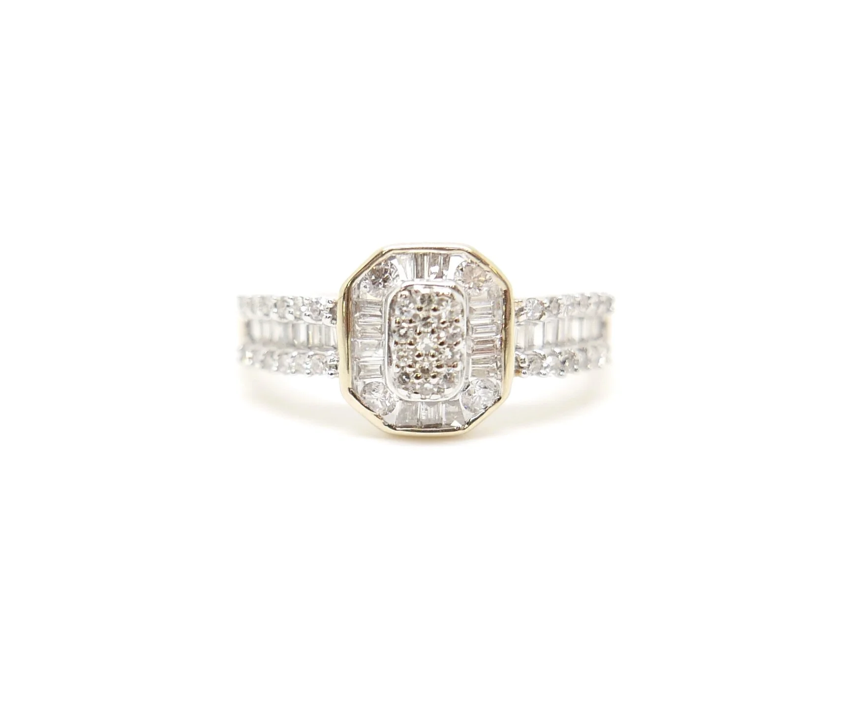 Diamond Cluster Ring in 9ct Gold