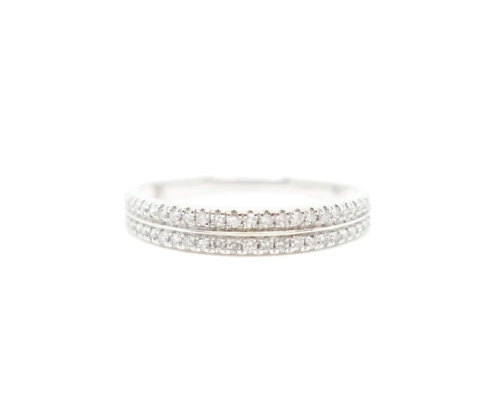 Diamond Half Eternity Ring in 18ct Gold