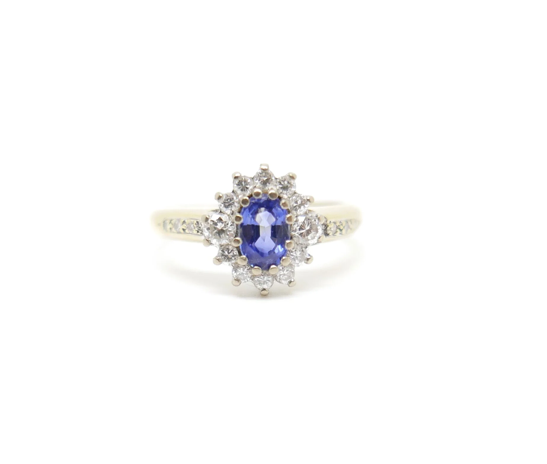 Sapphire &amp; Diamond Ring in 18ct Gold