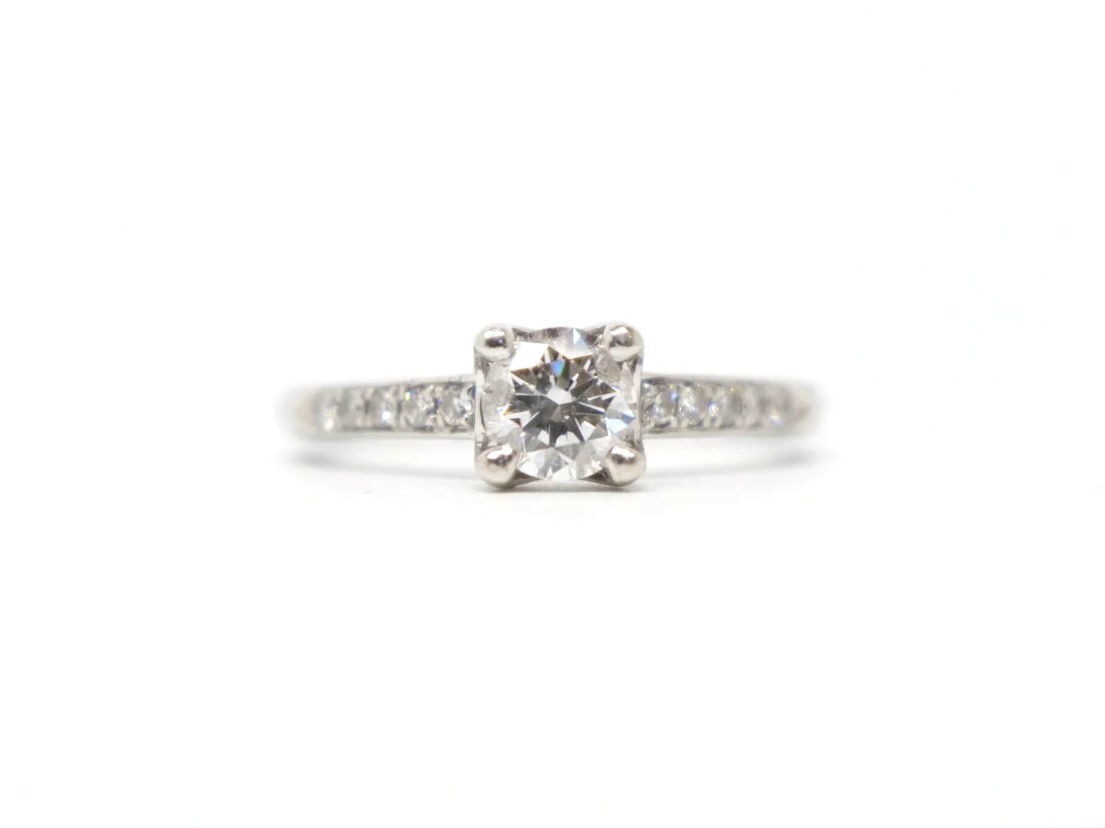 Platinum Diamond Solitaire Ring