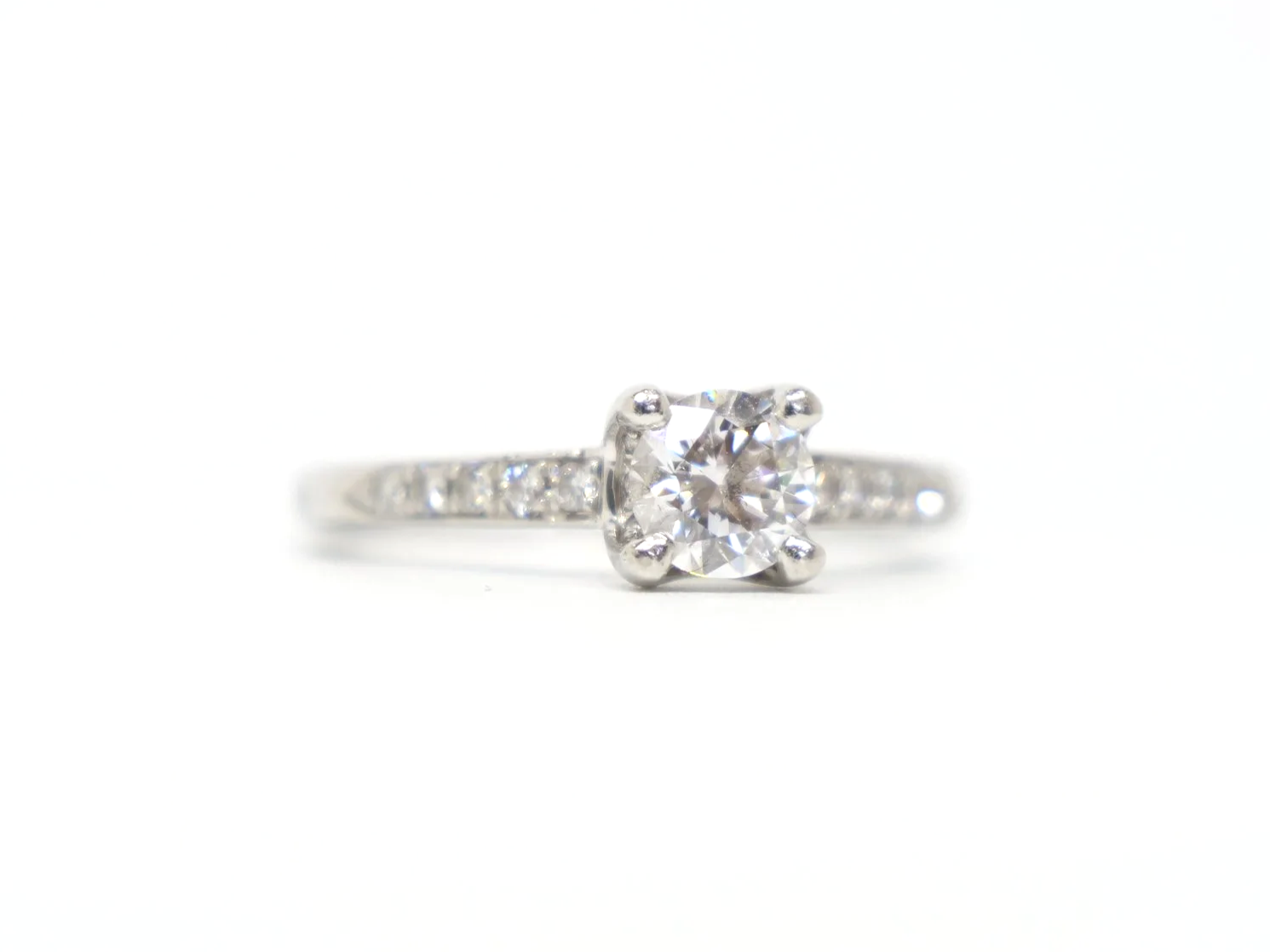 Platinum Diamond Solitaire Ring