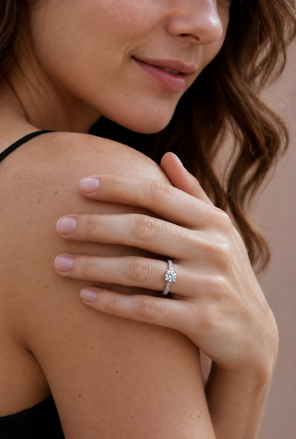 Platinum Diamond Solitaire Ring