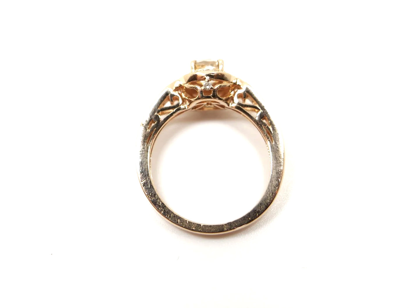 Le Vian Smoky Quartz, Vanilla and Chocolate Diamond Ring