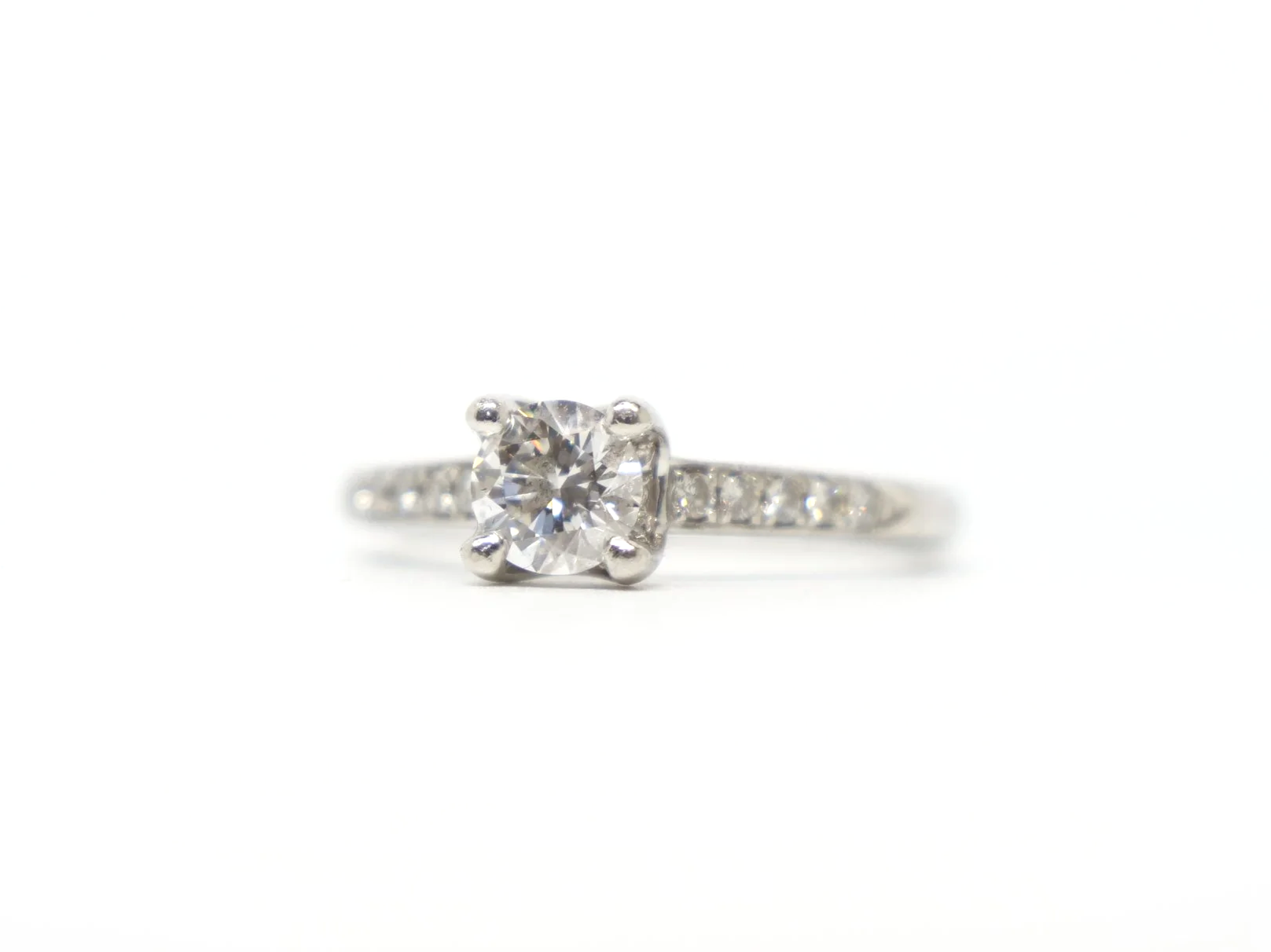 Platinum Diamond Solitaire Ring