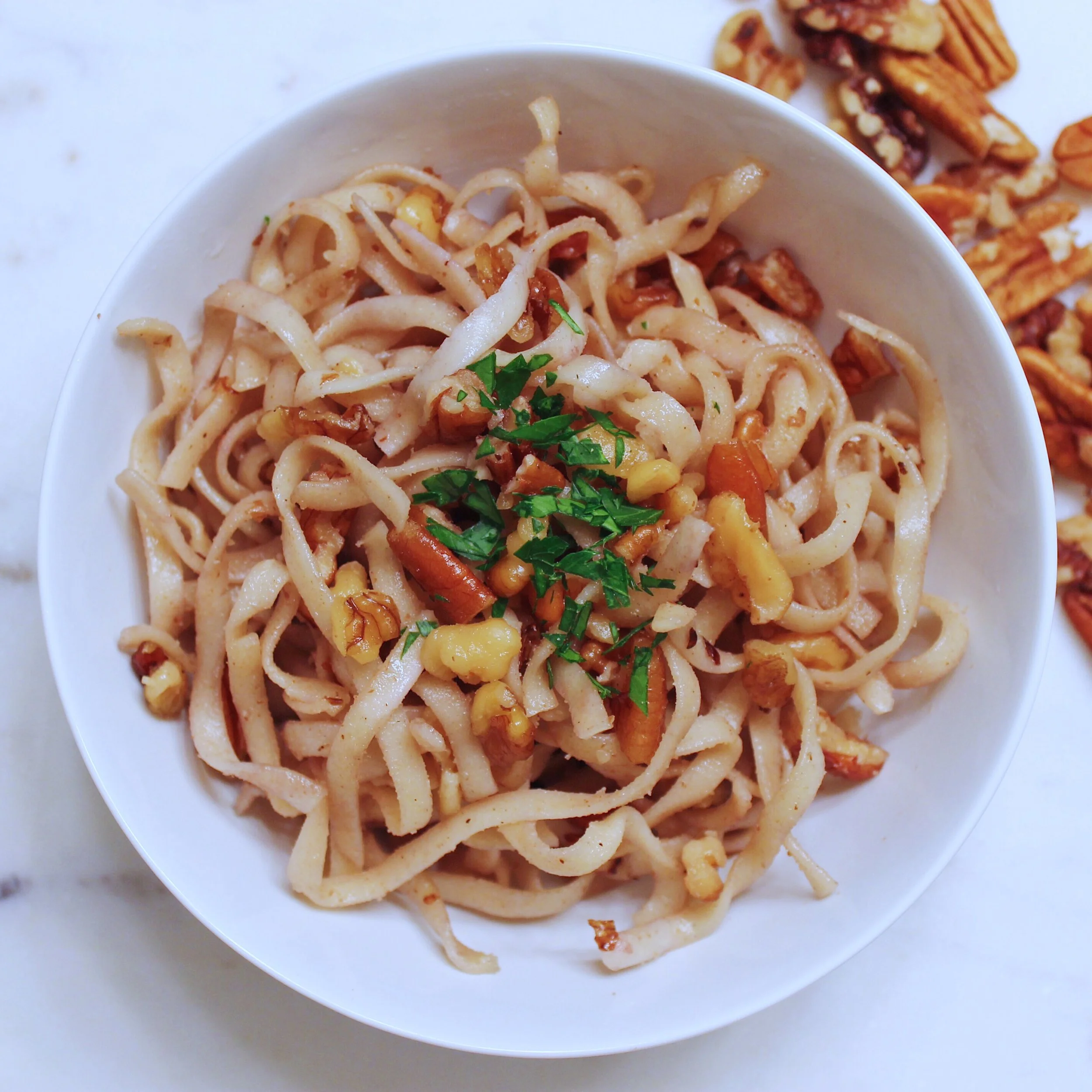 Roasted Pecan & Walnut Pasta