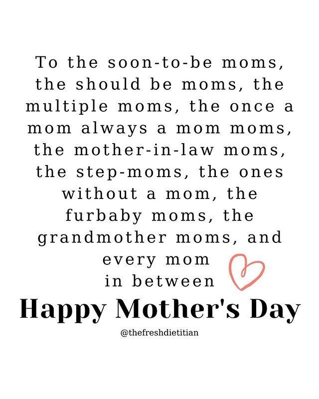 Sending love to all kinds of mamas out there. Happy Mother&rsquo;s Day 💕