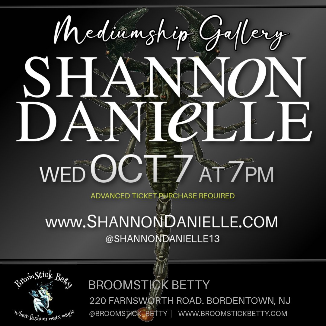 Mediumship Gallery With Shannon Danielle . October 7, 2026 