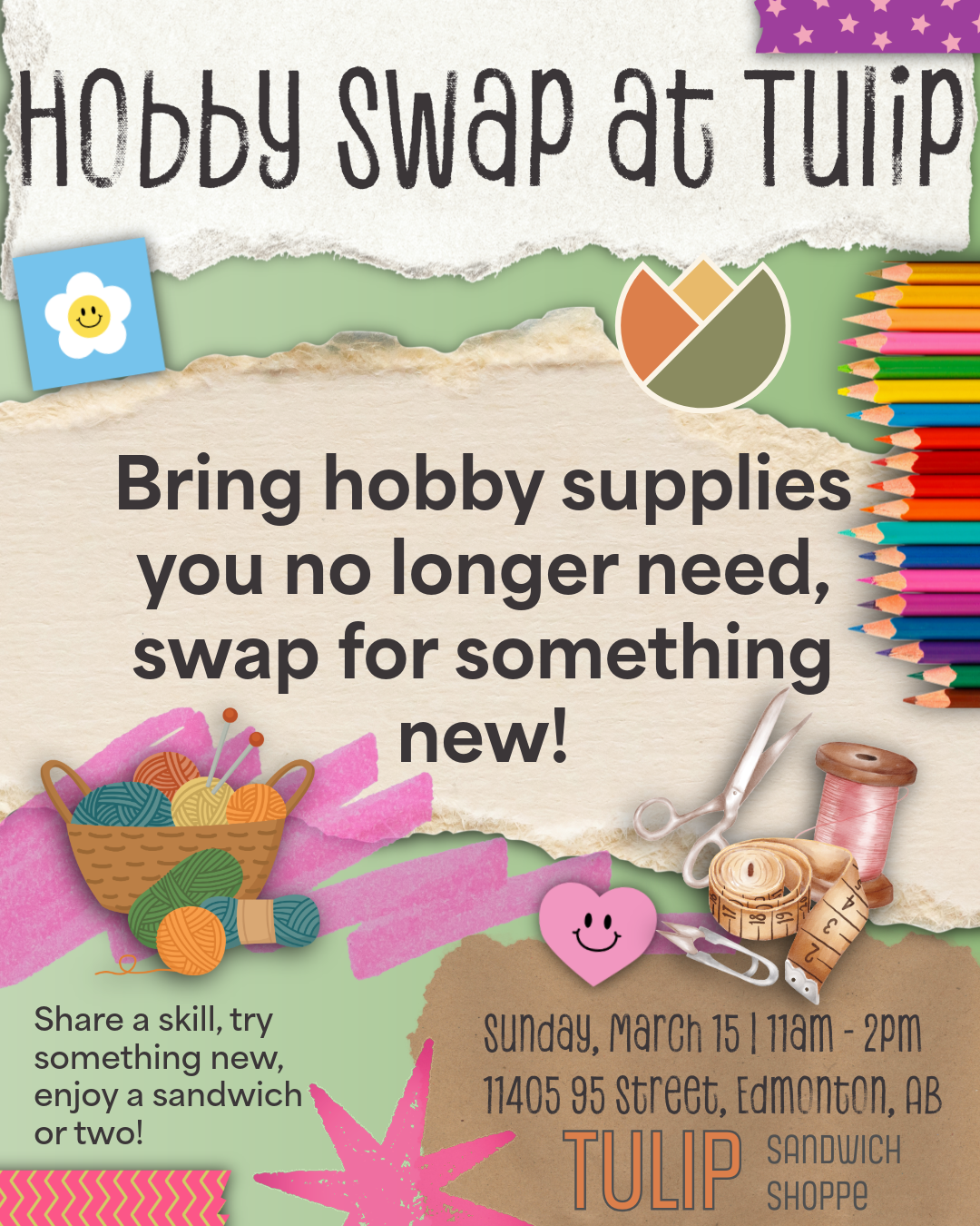 Hobby Swap at Tulip