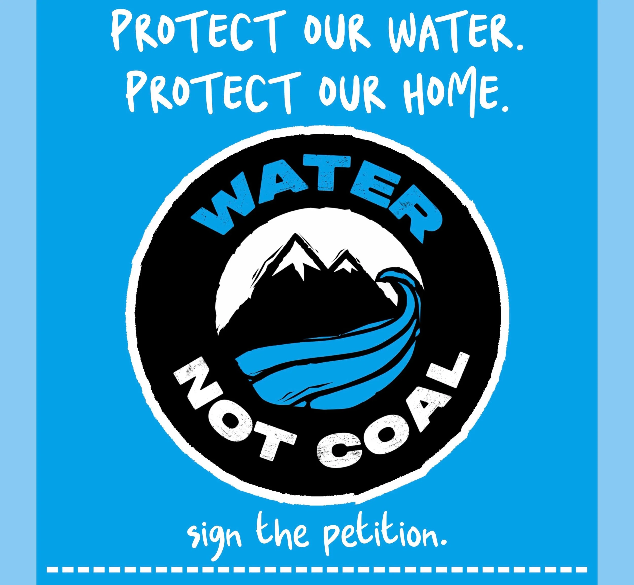 Petition Signing for Water Not Coal
