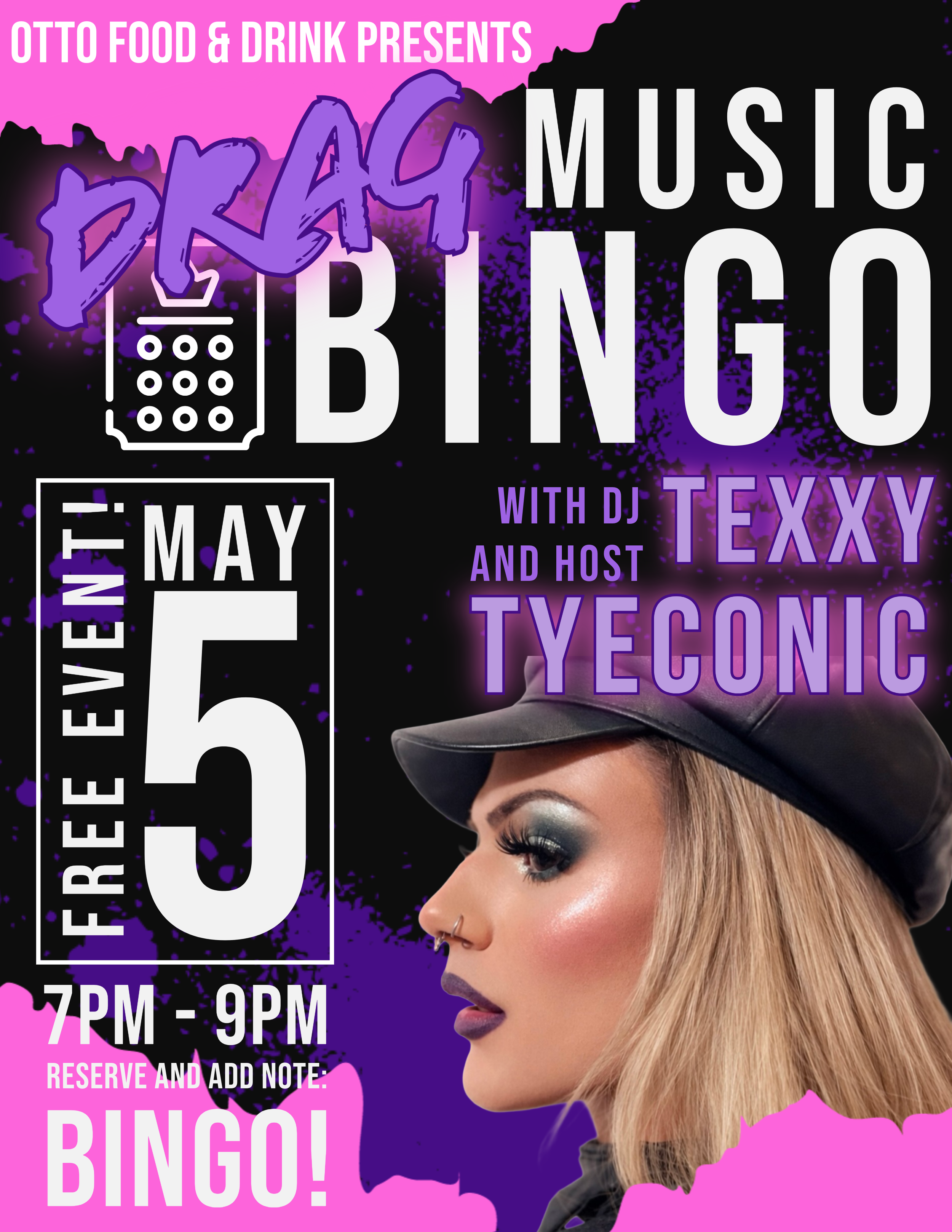 Drag Music Bingo