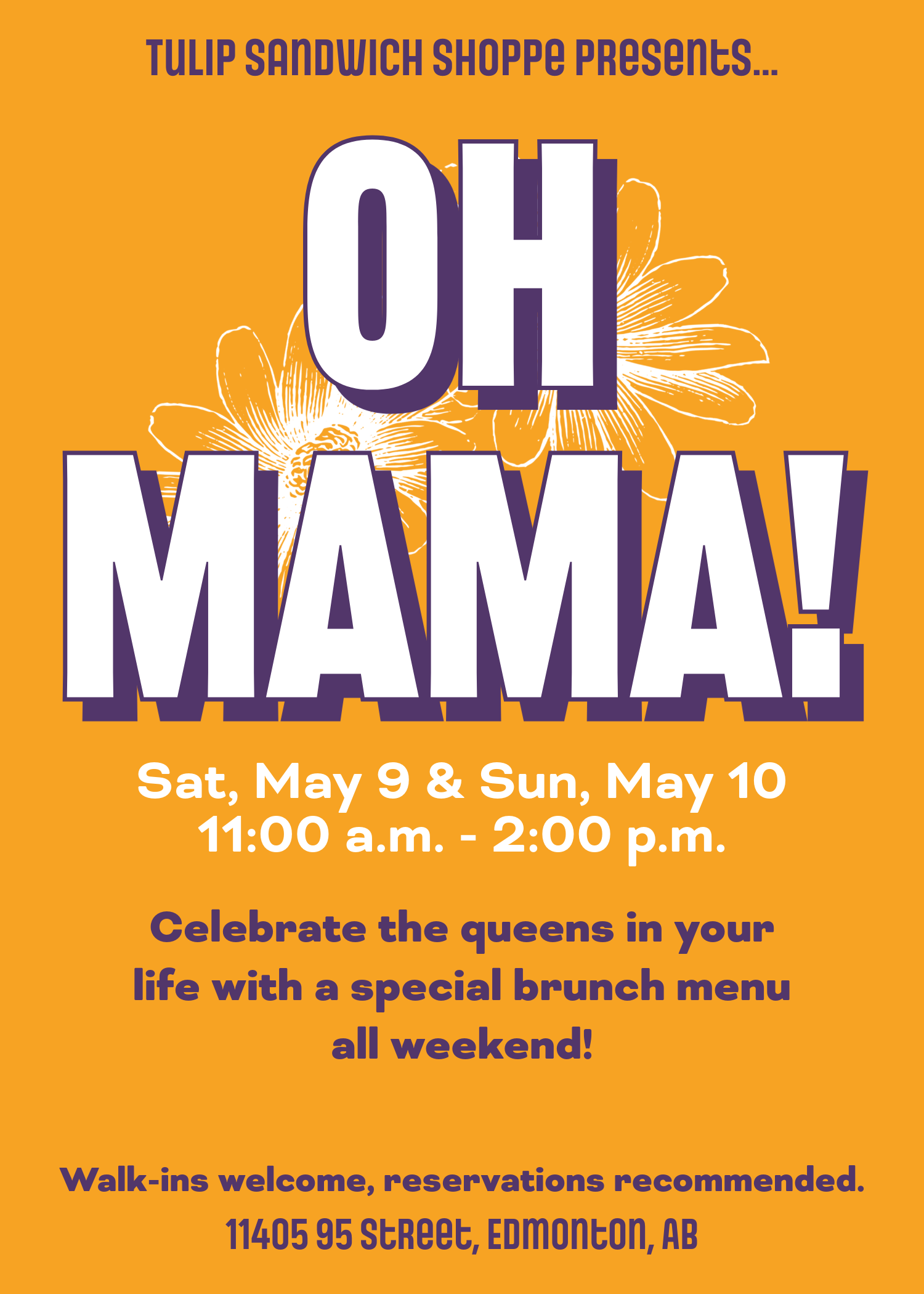 Mother's Day Brunch Weekend