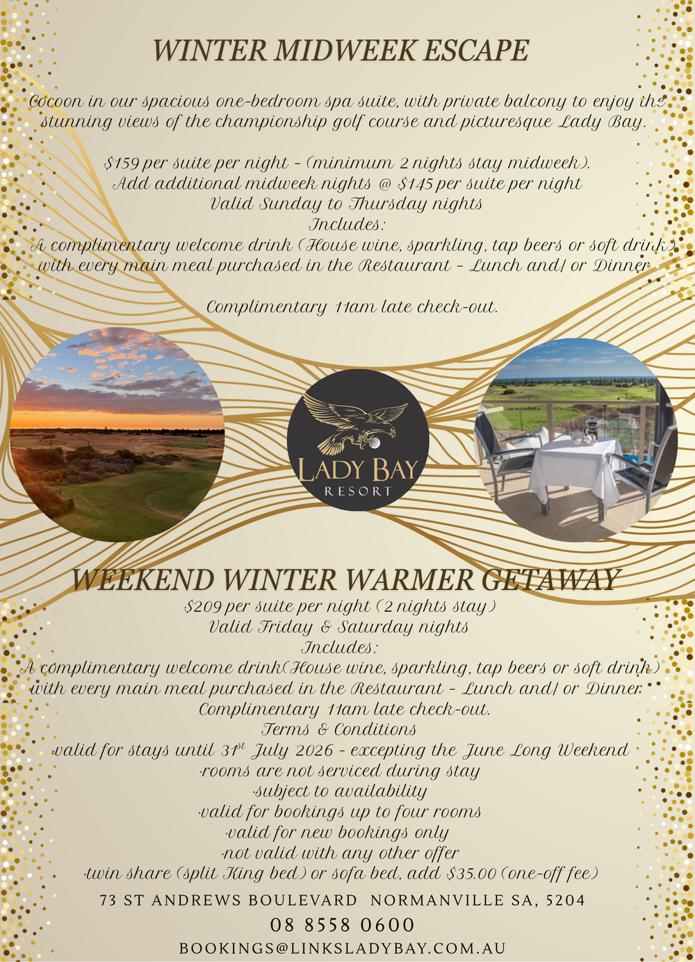 Winter Special Promotion — Lady Bay Resort