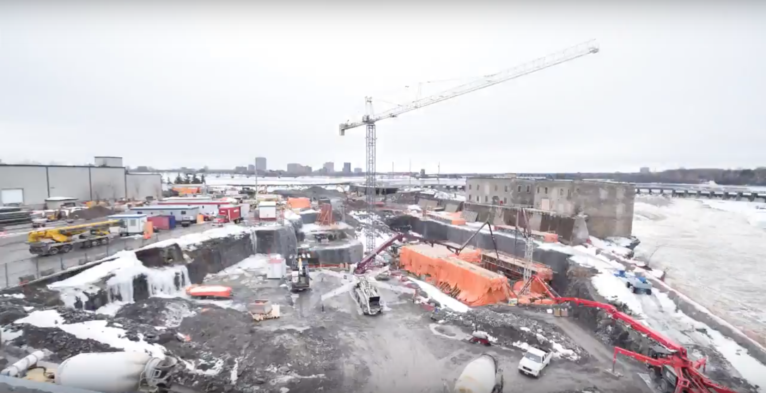 Expansion of the Chaudière Falls