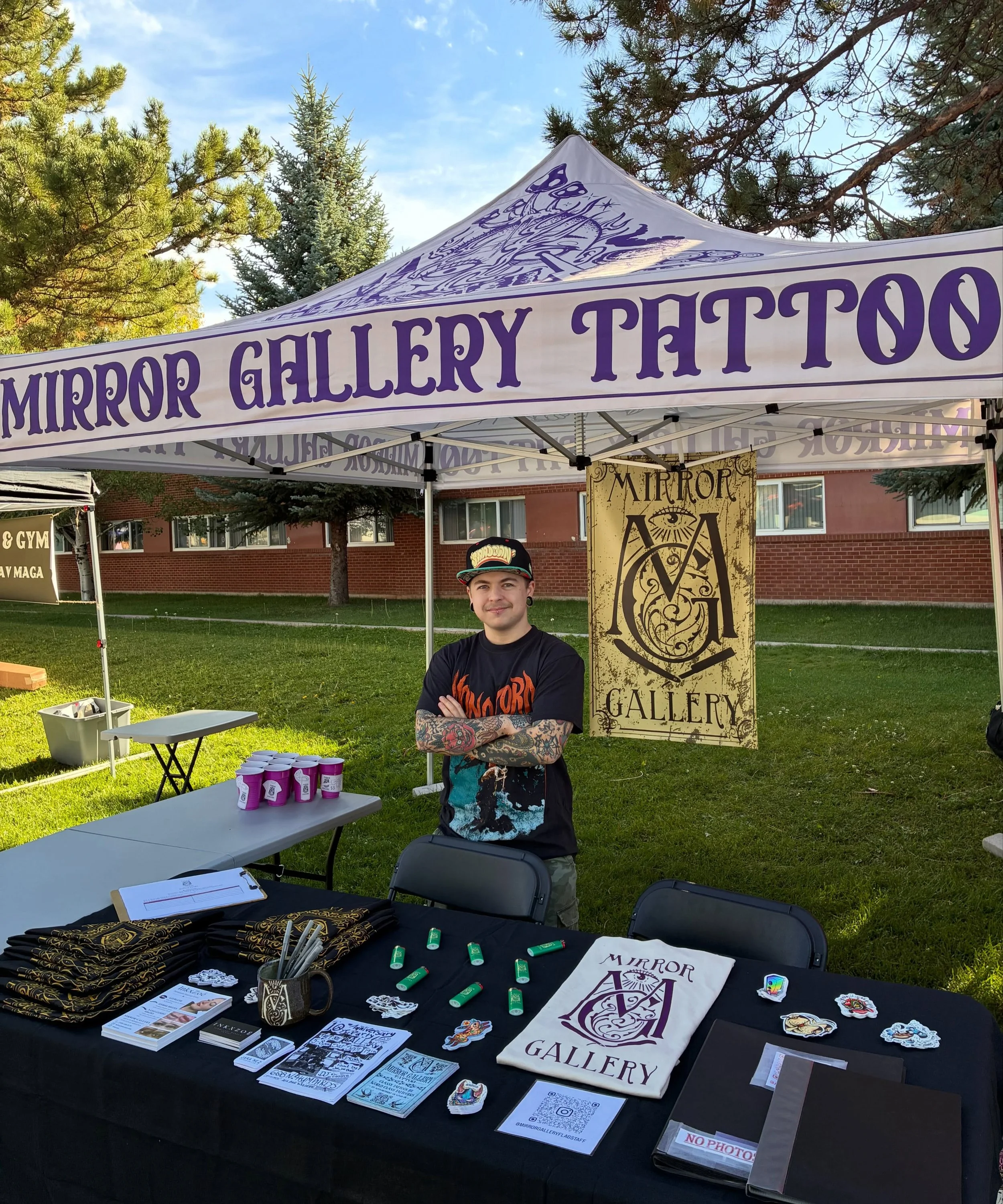 Come hang out with MG at the NAU Community Fair! 8am-3pm on the pedway by the NAU Union! ✨
&bull;
&bull;
#mirrorgalleryflagstaff #flagstafftattooshop #naucommunityfair #nauflagstaff