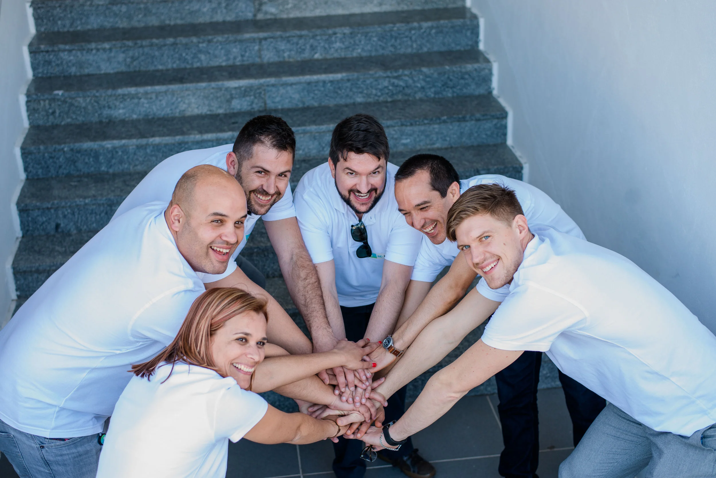Members of the Re-nascer Project pose for a picture after the final challenge event.