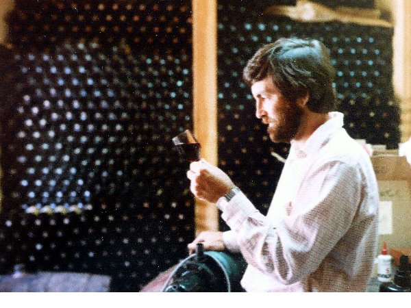  Brian Holmes in his wonderful Glenfinlass cellar circa 1977.