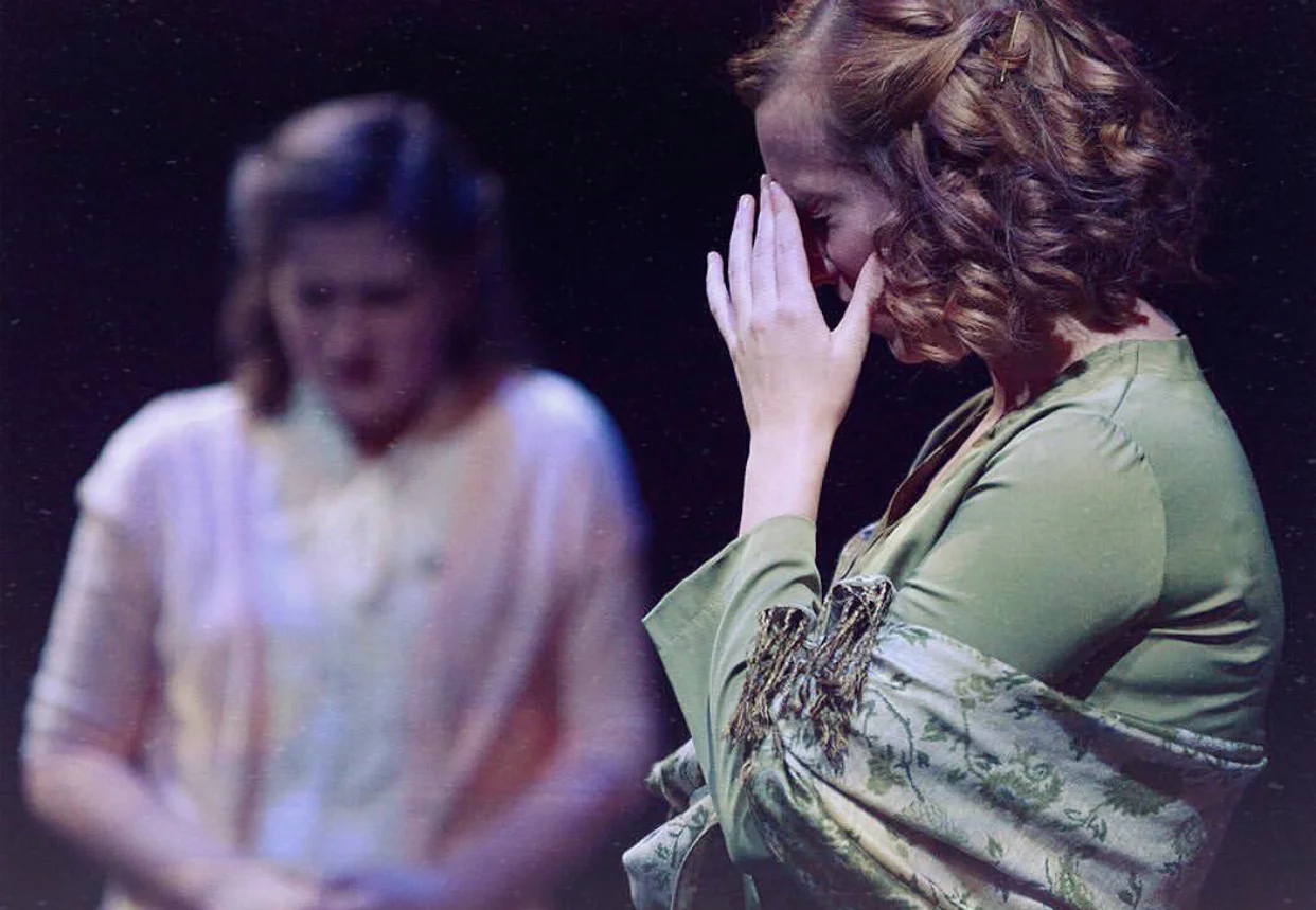 Victoria as Rachel Brown in Inherit the Wind at Rider University.