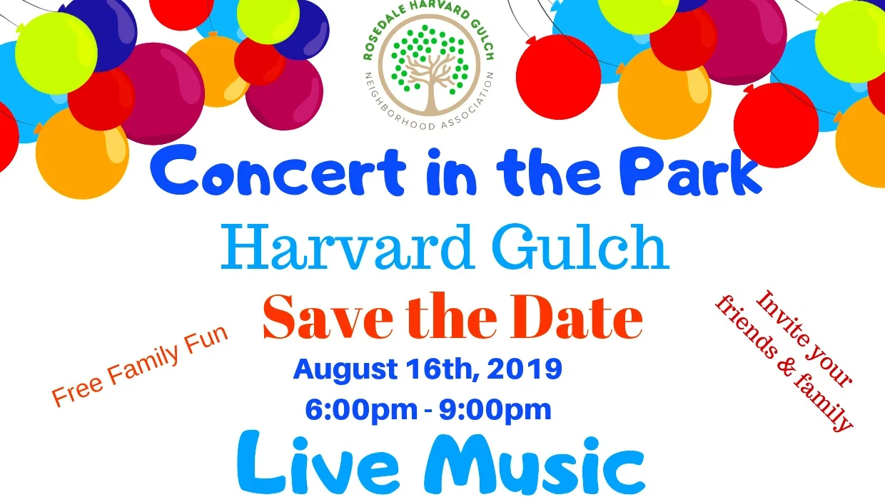 Concert in the Park ~ Harvard Gulch ~ Live Music