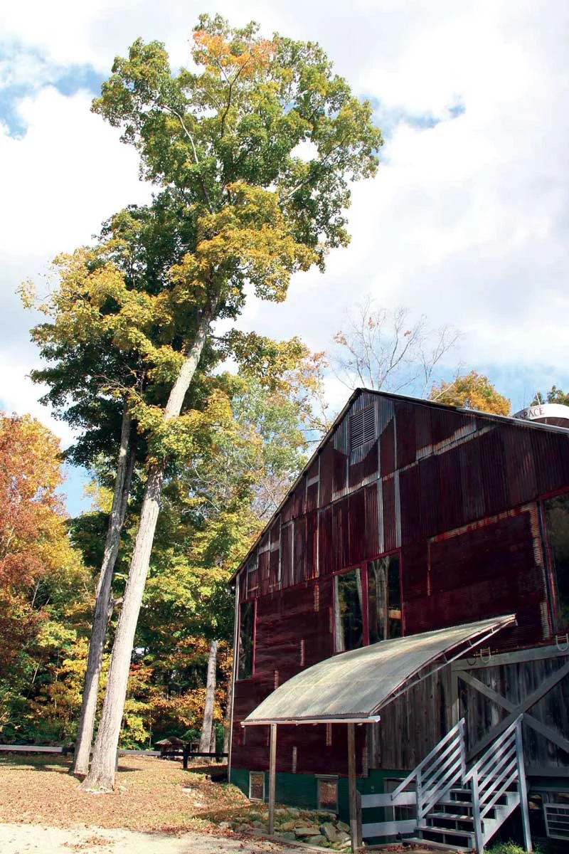 The Barn at Race Brook Lodge in Autumn
