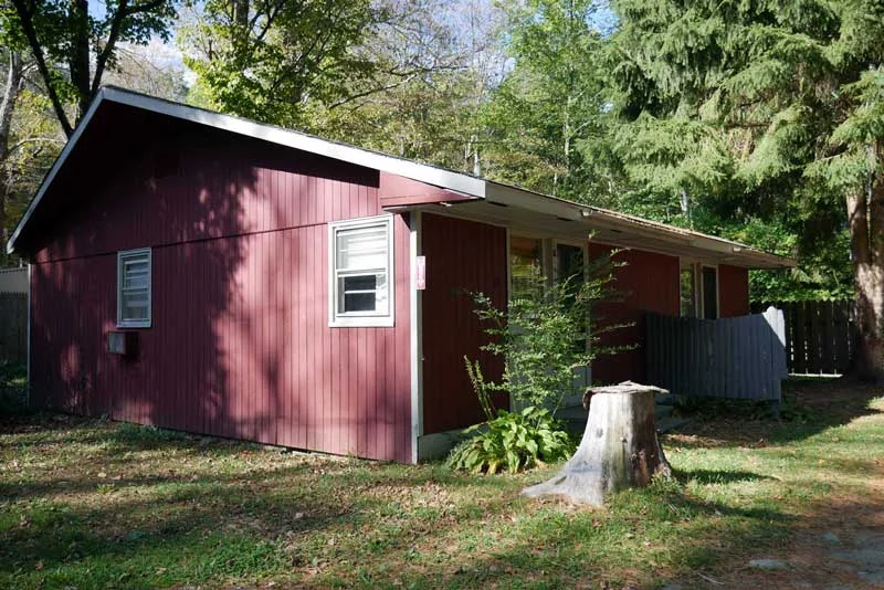 Race Brook Lodge: Sage Cottage, late Summer.
