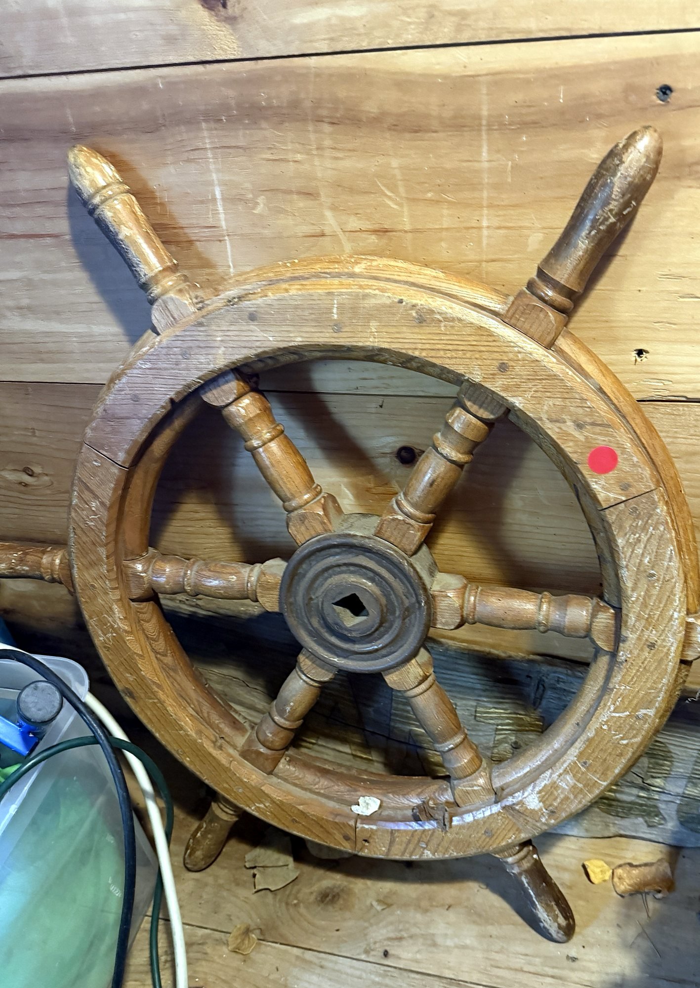 202 Wooden ship's wheel.jpg