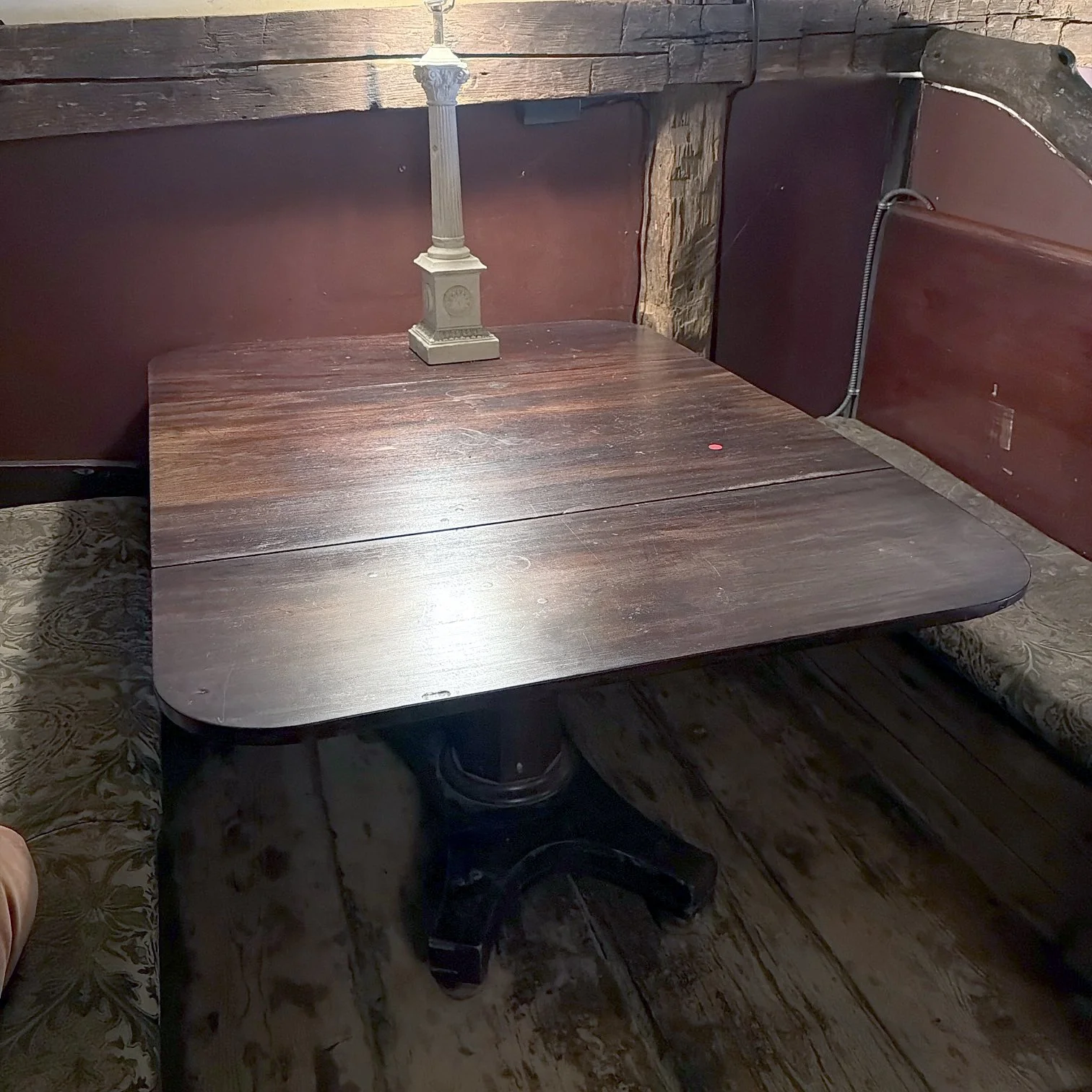 239 Mahogany drop-leaf pedestal table.jpg