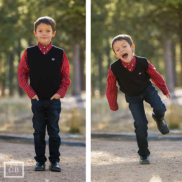 Smiling shot, and "crazy ant attack" shot.