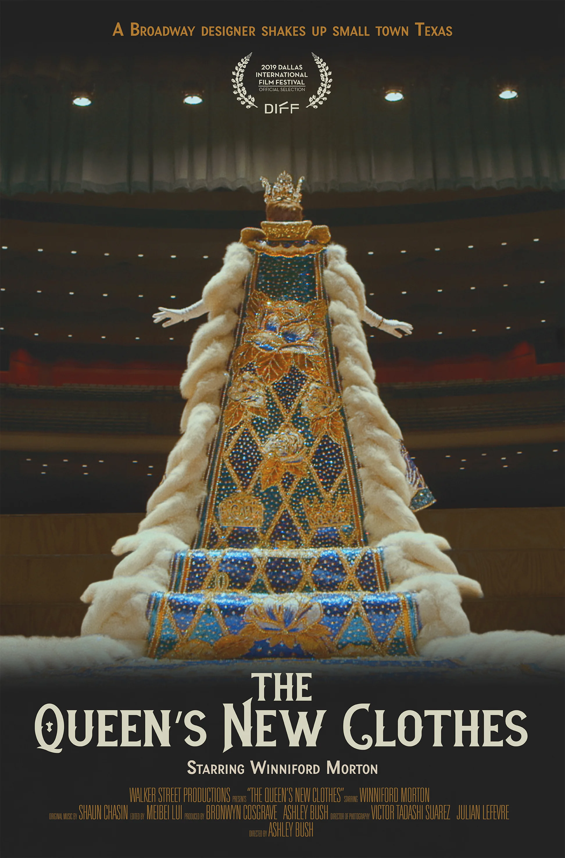 “The Queen’s New Clothes” Movie poster for documentary film March 2019