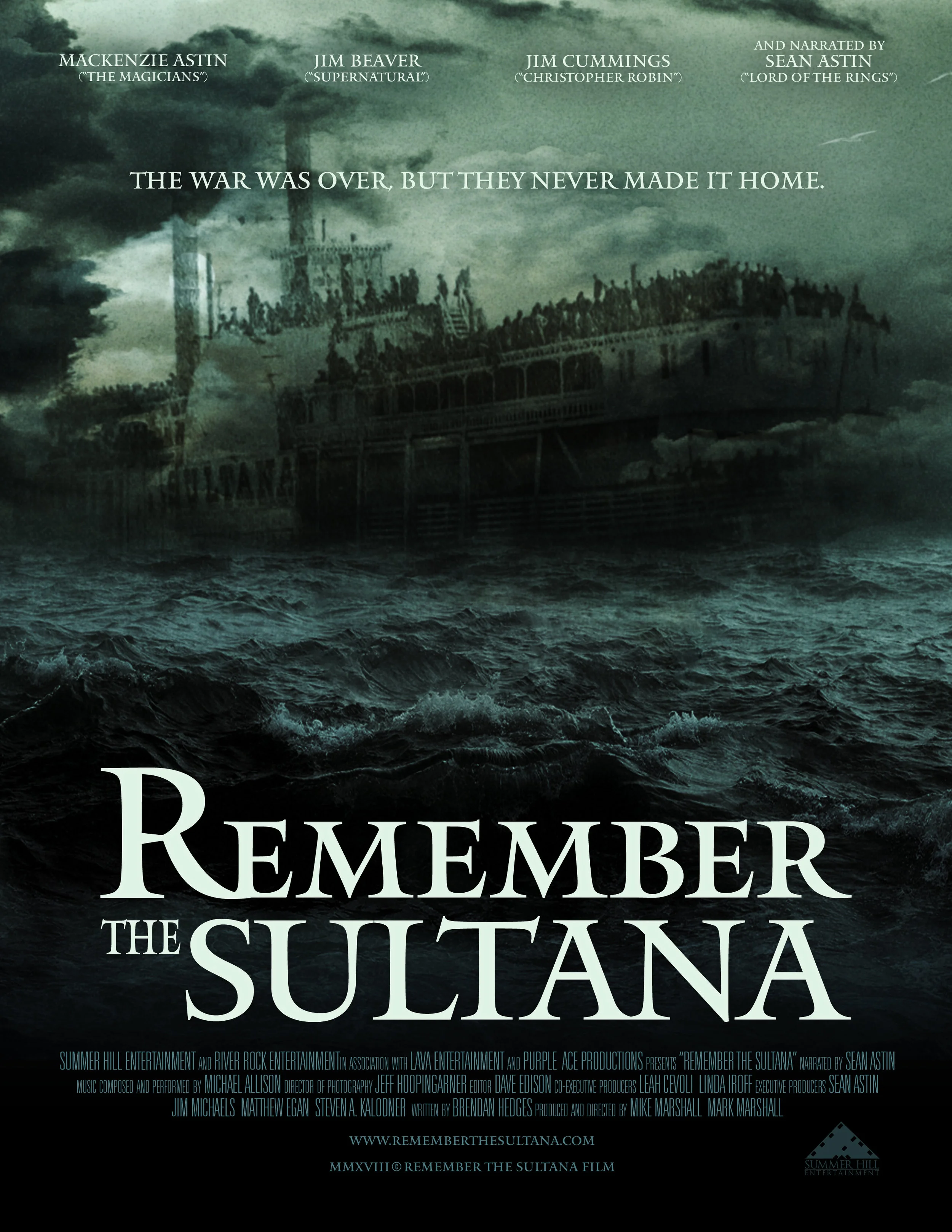 “Remember the Sultana” Movie poster for documentary film May 2019