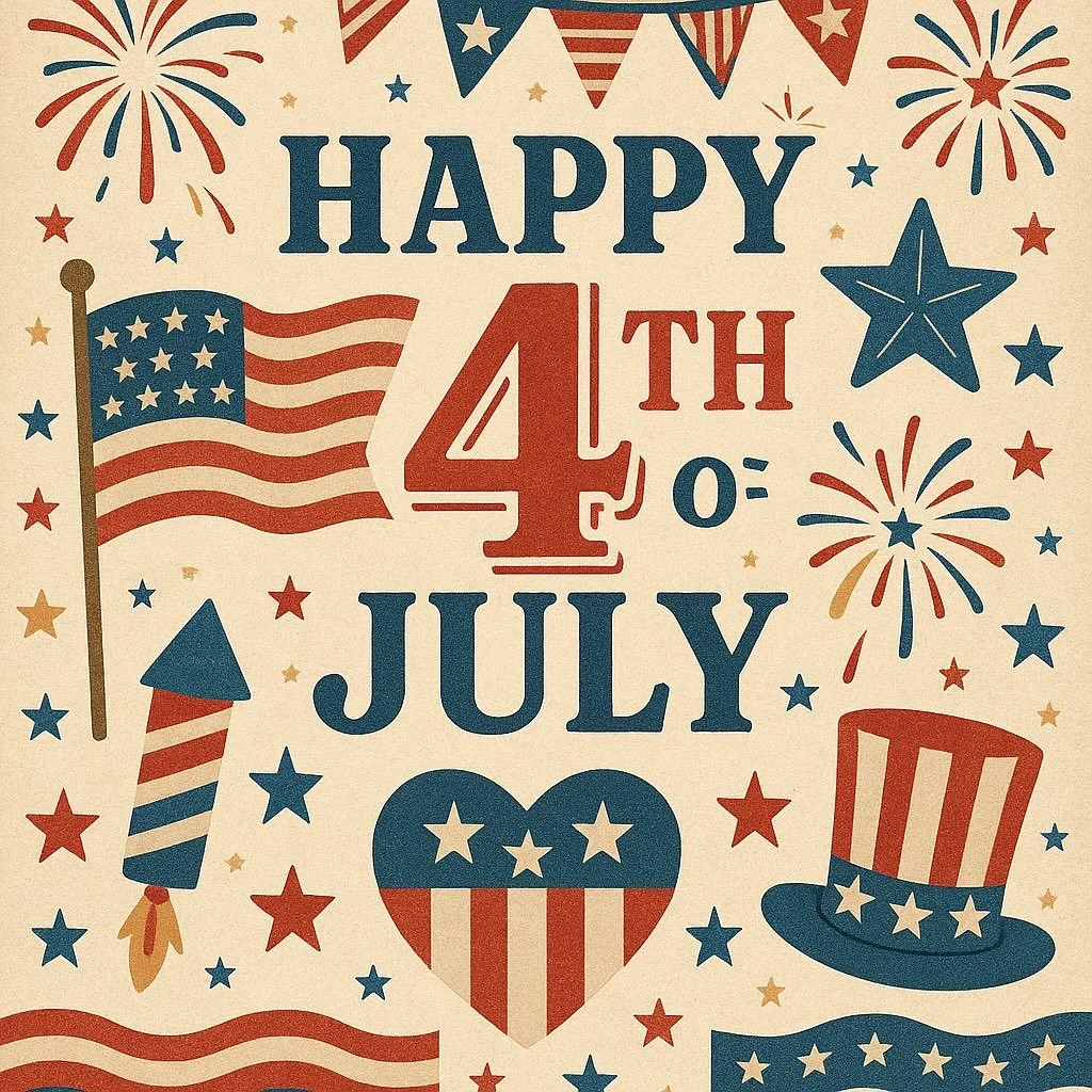 Happy 4th of July! We are grateful for our country and all it has stood for! 

2 Cor 3:17
