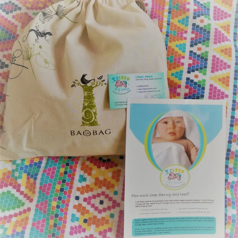 GET A FREE BAOBAG WHEN YOU PURCHASE A NEWBORN SLEEP GUIDE