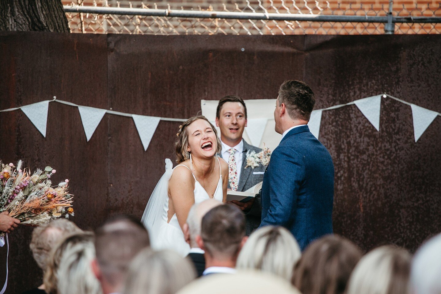 Some people think all wedding ceremonies are serious and formal. We're here to prove that wrong. Tell jokes. Laugh from your belly. Have fun. And BE YOU!!!