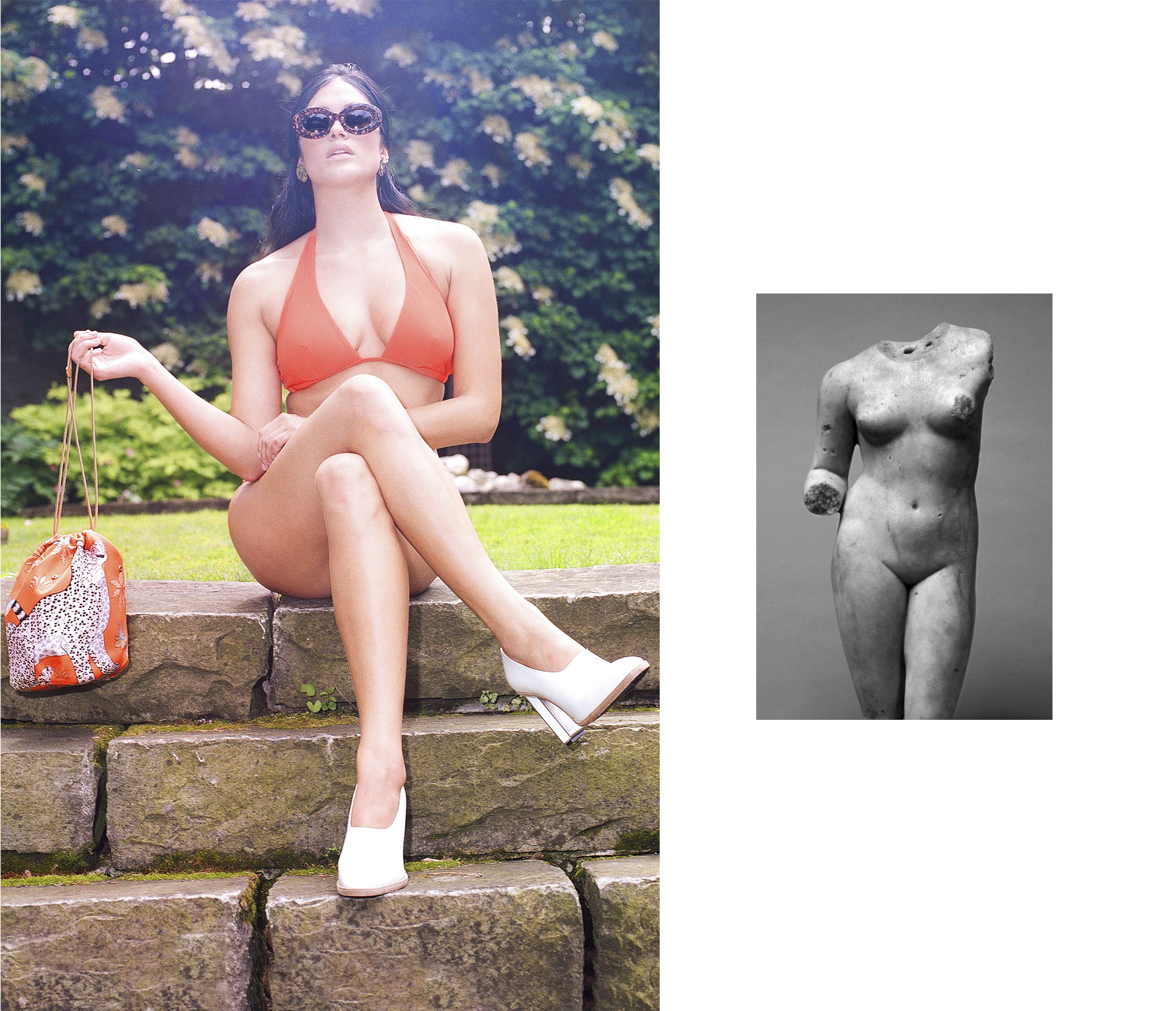 Audra Sunglasses by Cutler & Gross Shoes & Bag by Hermes Earrings by Cuchara
